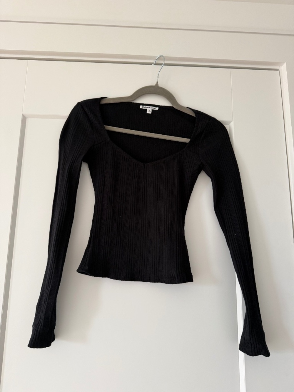 Reformation Black Long Sleeve